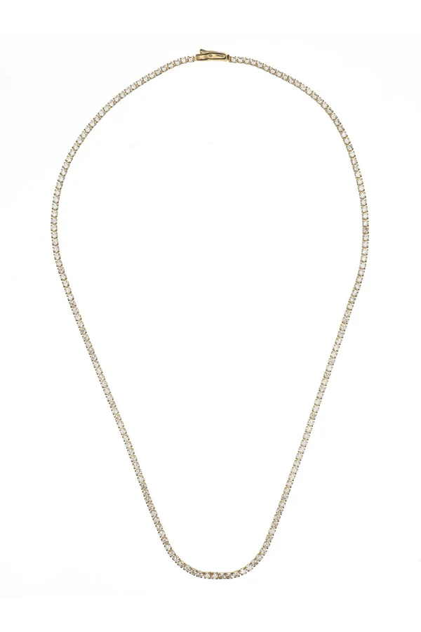 GEORGINI Sydney Soirée 2mm Tennis Necklace 42cm