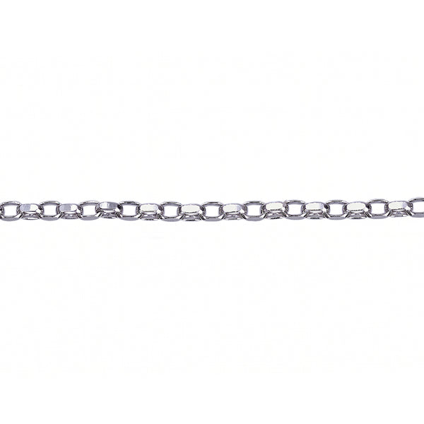 Oval Belcher Diamond Cut Chain 2.40mm
