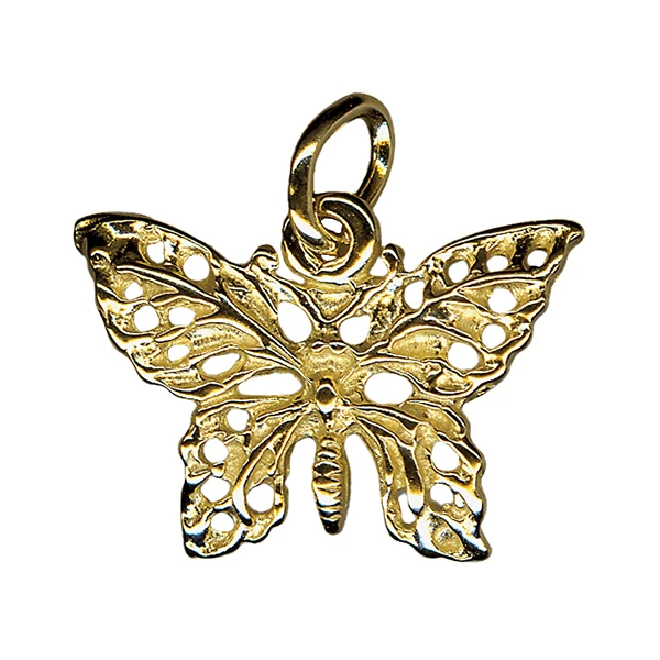 Butterfly Charm 12mm x 18mm