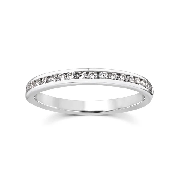 0.25ct Lab Grown Diamond Ring in 9K White Gold