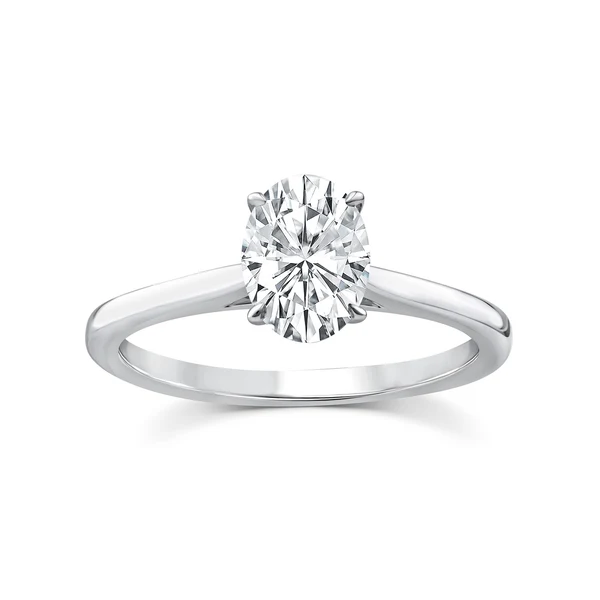 1.00ct Lab Grown Diamond Ring in 9K White Gold