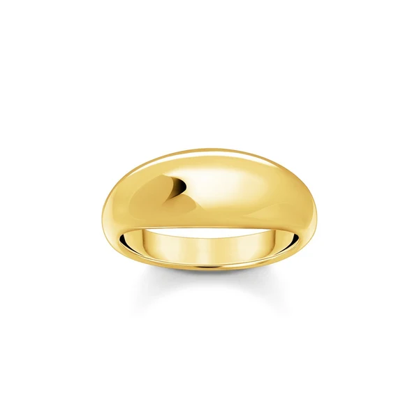 THOMAS SABO Ring in timeless design gold