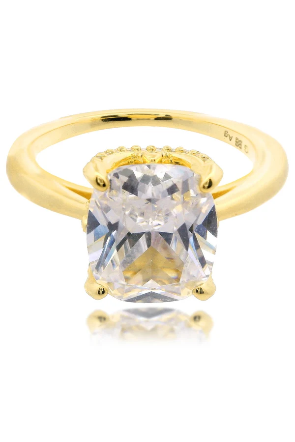 GEORGINI Sydney Soirée Elaine Cushion Cut Ring