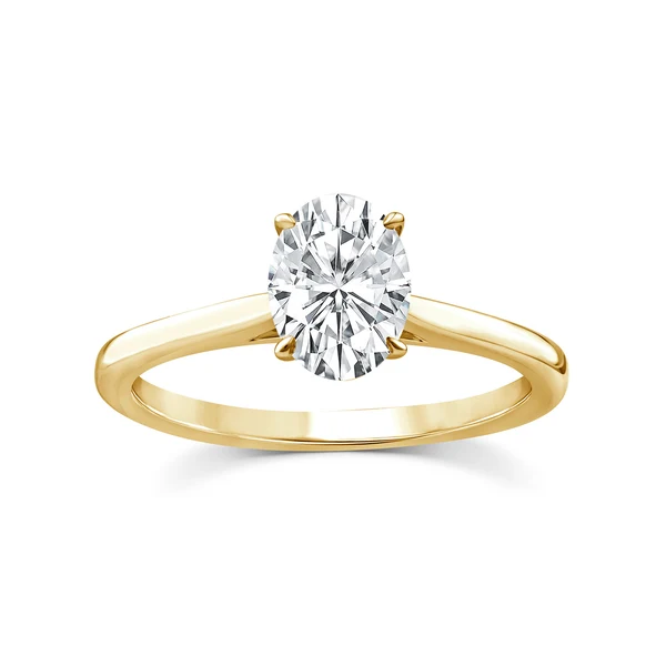 1.00ct Lab Grown Diamond Ring in 9K Yellow Gold