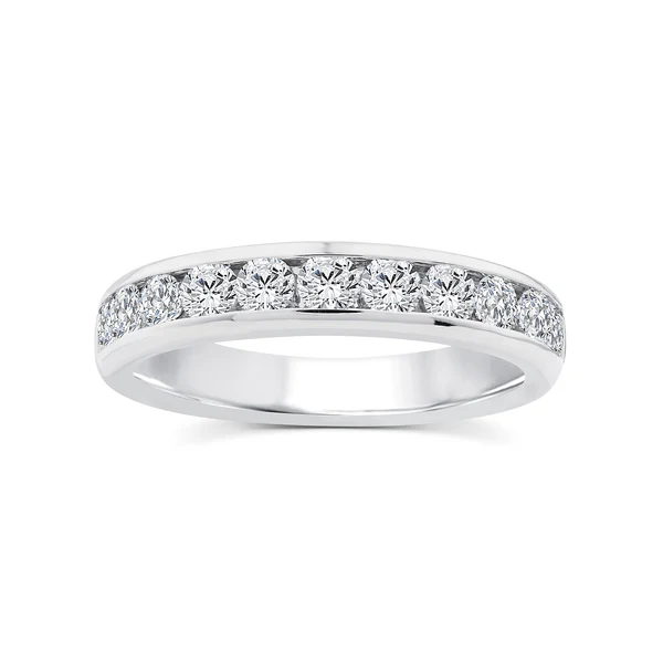 0.75ct Lab Grown Diamond Ring in 9K White Gold