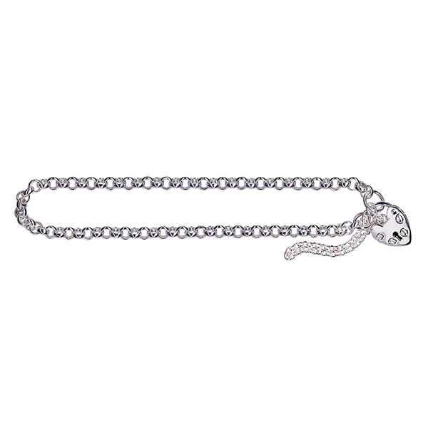 Belcher Plain Padlock Bracelet
