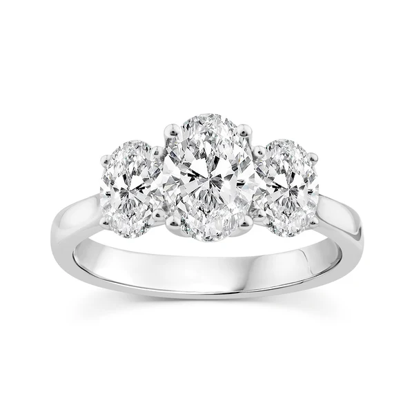 2.00ct Lab Grown Diamond Ring in 9K White Gold