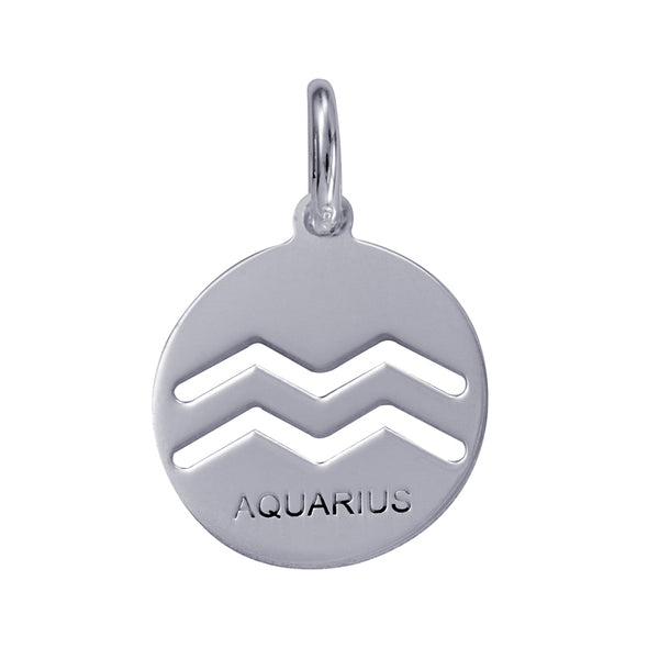 Aquarius Zodiac Charm 15mm