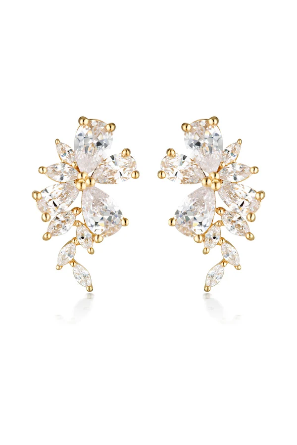 GEORGINI Iconic Bridal Hyacinth Earrings