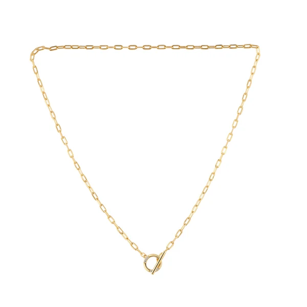 GEORGINI Alchemy Paperclip Fob Necklace