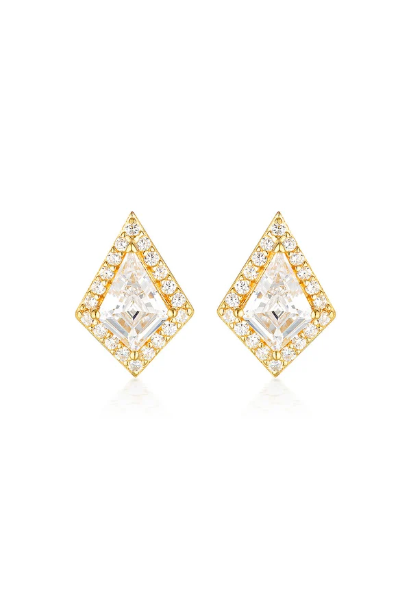 GEORGINI Rock Star Shield Earrings
