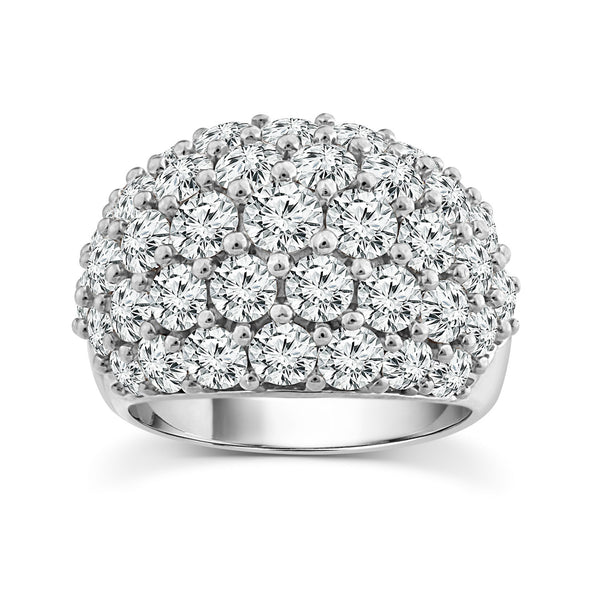 4.70ct Lab Grown Diamond Ring in 18K White Gold