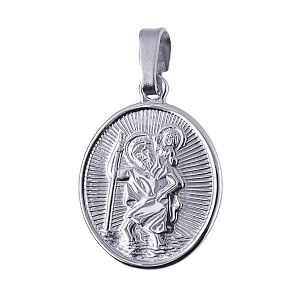 Saint Christopher Charm 15mm x 13mm