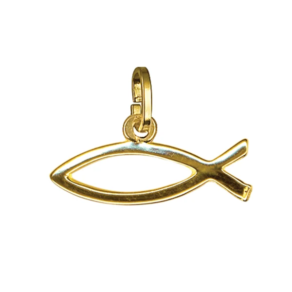 Religious Fish Charm 7mm x 21mm