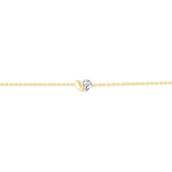 0.15ct Lab Grown Diamond Bracelet in 9K Yellow Gold