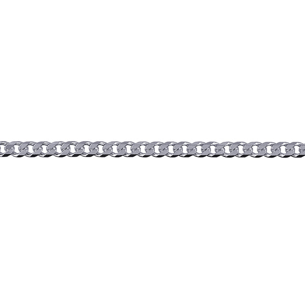 Bevelled Curb Diamond Cut Chain 3.60mm