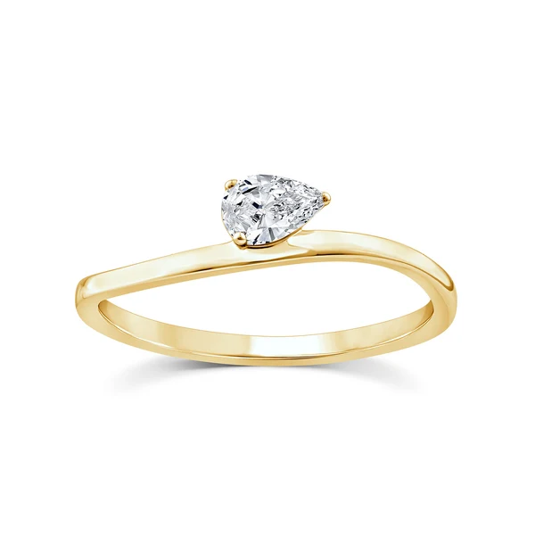 0.20ct Lab Grown Diamond Ring in 9K Yellow Gold