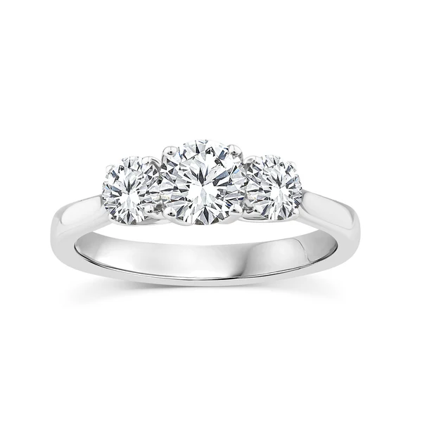 1.00ct Lab Grown Diamond Ring in 9K White Gold