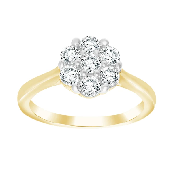 0.75ct Lab Grown Diamond Ring in 9K Yellow Gold