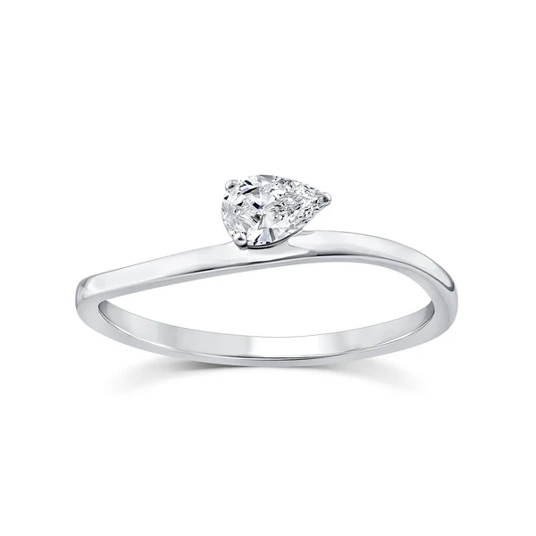 0.20ct Lab Grown Diamond Ring in 9K White Gold