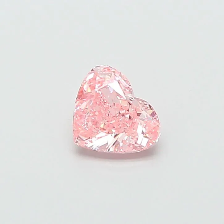 1.01ct HEART Fancy Vivid Pink VS1 Coloured Lab diamond
