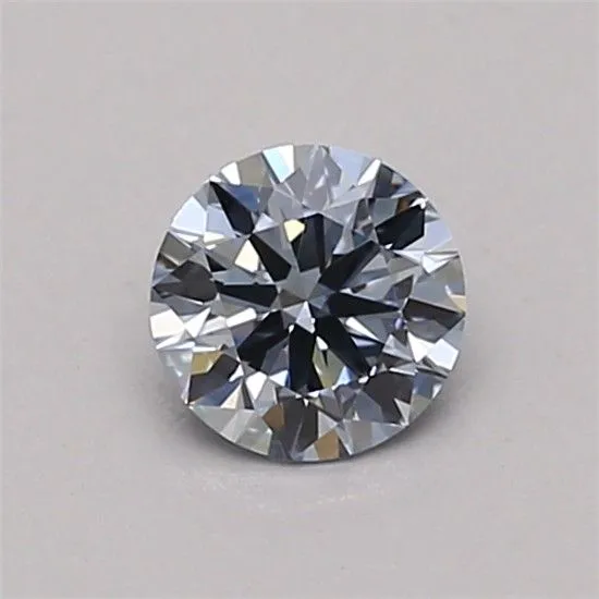 0.39ct ROUND Fancy Intense Blue VVS1 Coloured Lab diamond