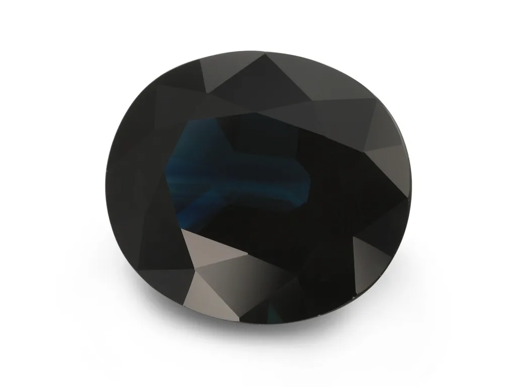 4.18ct Parti Sapphire, Oval gemstone
