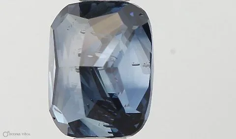 0.7ct CUSHION Fancy Deep Blue I1 Coloured Lab diamond