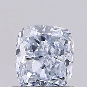0.33ct CUSHION Fancy Light Blue VVS2 Coloured Lab diamond
