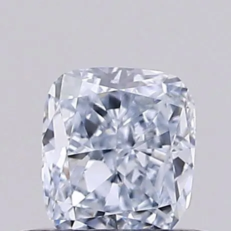 0.33ct CUSHION Fancy Light Blue VVS2 Coloured Lab diamond