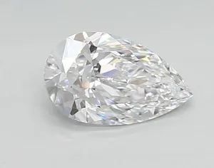 0.69ct PEAR D FL Lab diamond