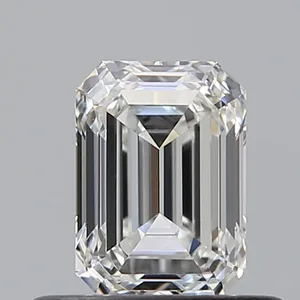 0.6ct EMERALD H VVS1 Natural diamond