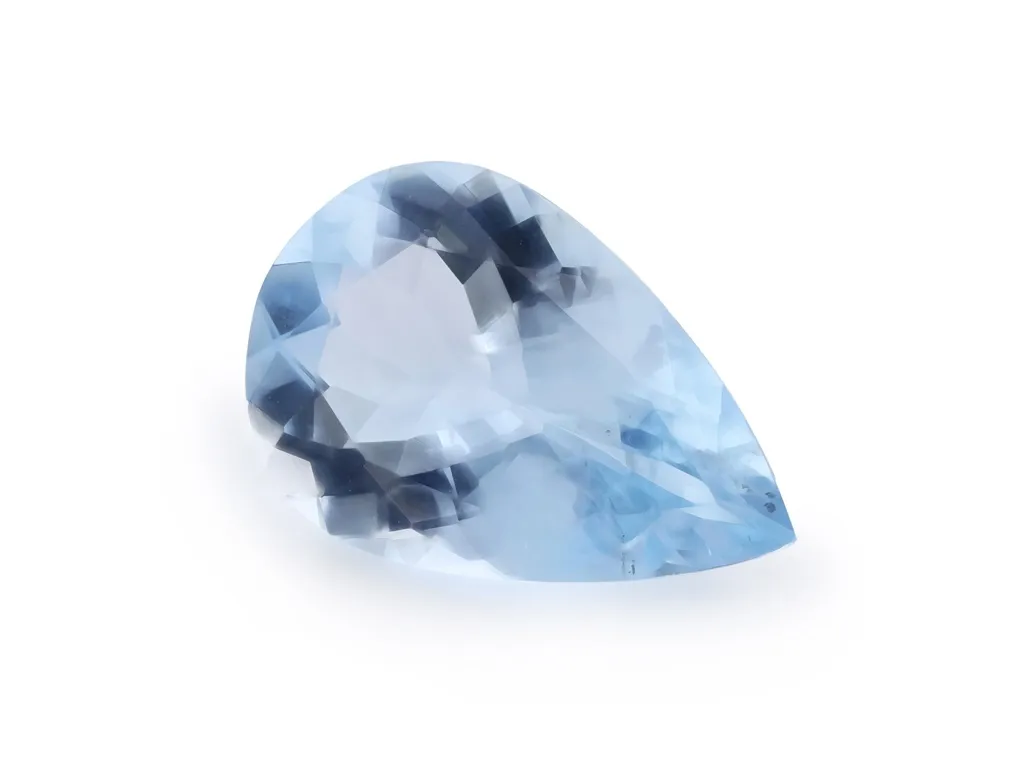 2.17ct Blue Aquamarine, Pear Shape gemstone