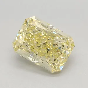 1.17ct RADIANT Fancy Intense Yellow VVS2 Coloured Lab diamond