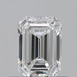 0.6ct EMERALD F VS2 Natural diamond