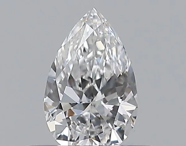0.32ct PEAR D VVS2 Natural diamond