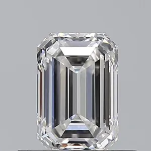 0.6ct EMERALD F VVS1 Natural diamond
