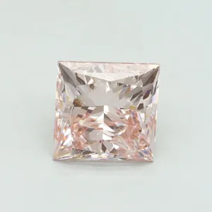 5.01ct PRINCESS Fancy Intense Pink VS1 Coloured Lab diamond