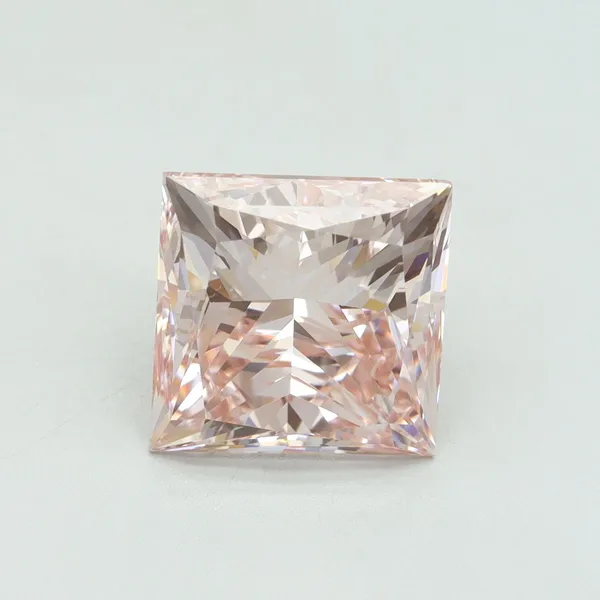 5.01ct PRINCESS Fancy Intense Pink VS1 Coloured Lab diamond