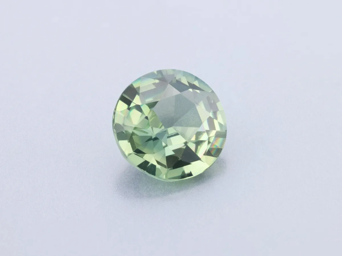 1.06ct Parti Sapphire, Round gemstone