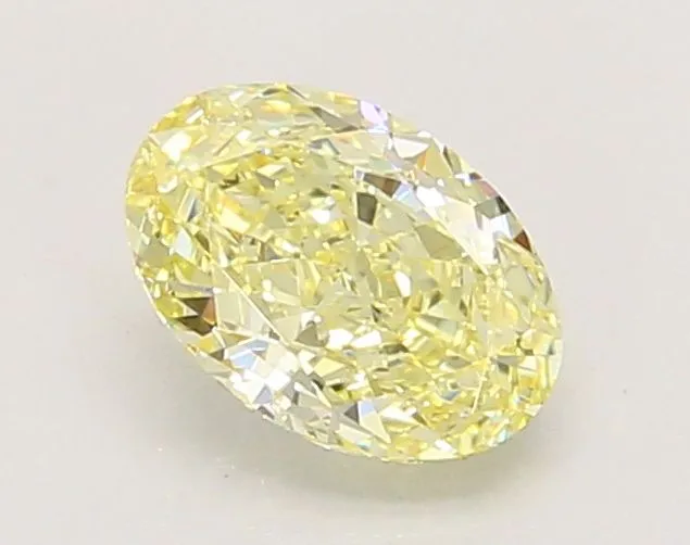 1.02ct OVAL Fancy Yellow VVS2 Coloured Lab diamond