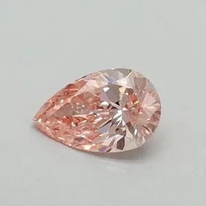 0.32ct PEAR Fancy Vivid Pink VS1 Coloured Lab diamond