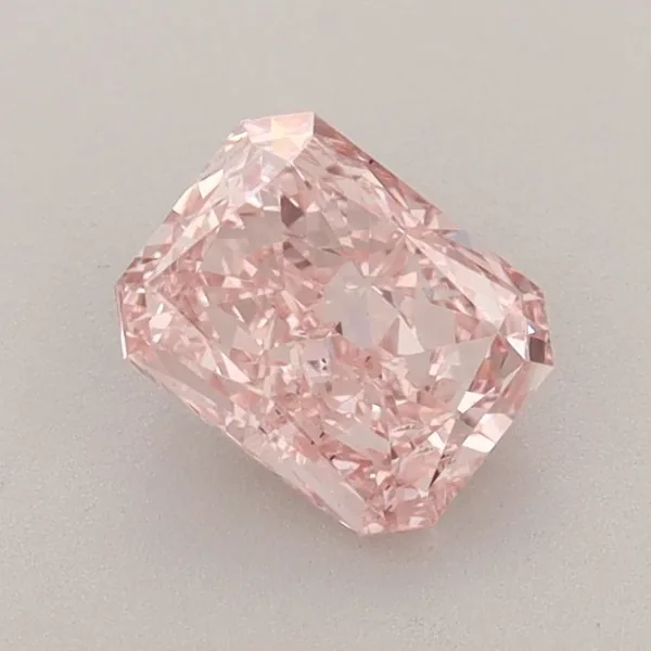 1ct RADIANT Fancy Vivid Pink VS2 Coloured Lab diamond
