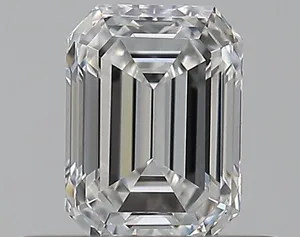 0.4ct EMERALD E VVS1 Natural diamond