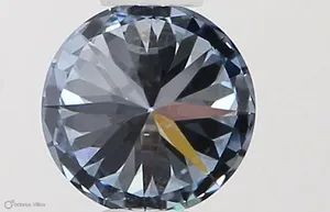 0.35ct ROUND Fancy Vivid Blue VVS1 Coloured Lab diamond