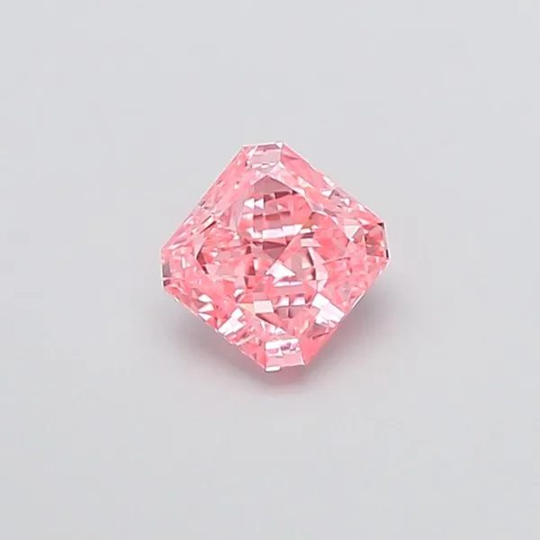 1ct RADIANT Fancy Vivid Pink VVS2 Coloured Lab diamond