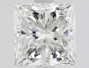 1.02ct PRINCESS E VVS1 Natural diamond