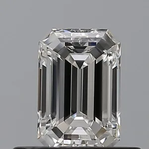 0.5ct EMERALD F VVS1 Natural diamond