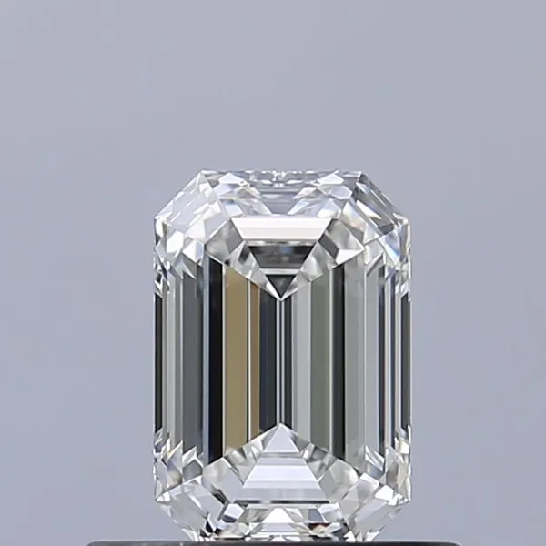 0.55ct EMERALD F IF Natural diamond