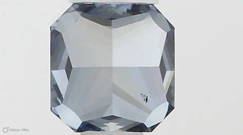 0.5ct RADIANT Fancy Deep Blue SI2 Coloured Lab diamond